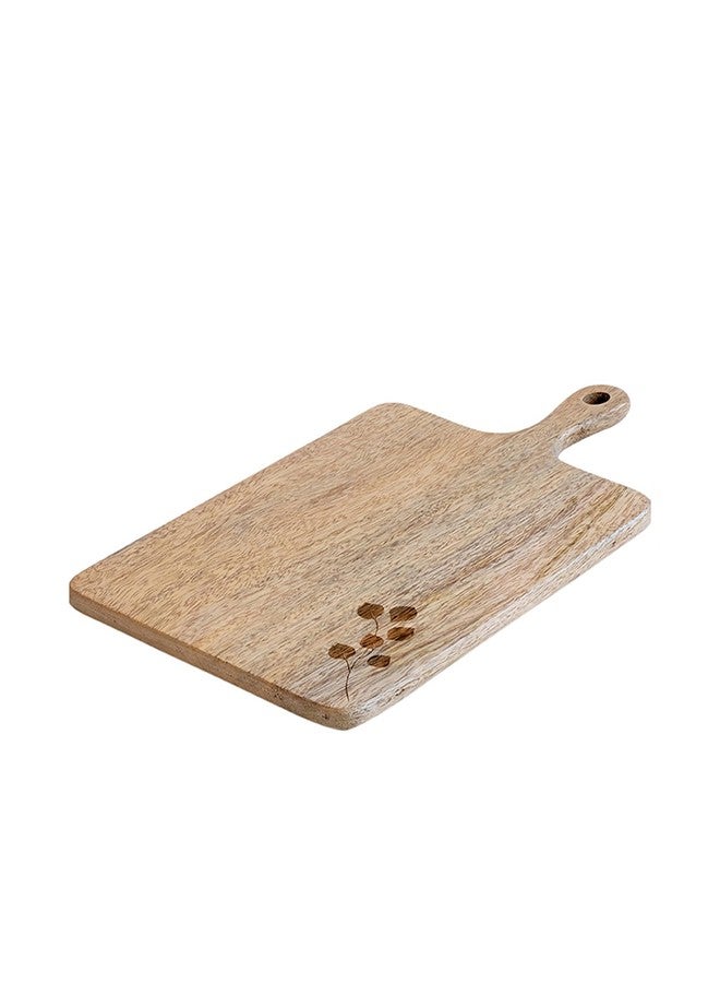 Ellementry Leafy Twig Wooden Chopping Board, Vegetable & Fruits Cutting Board for Kitchen Use, Eco-Friendly Recyclable & BPA Free, Anti-Microbial, Durable & Easy to Clean - Image 4